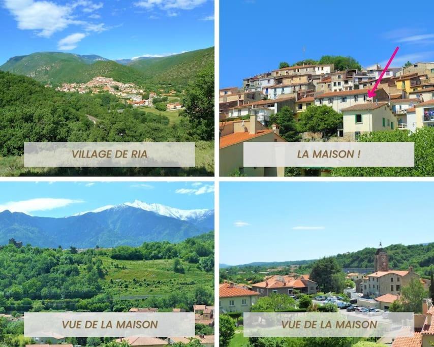 Ria Maison 4 Pers Avec Jardin Au Pied Des Montagnes מראה חיצוני תמונה